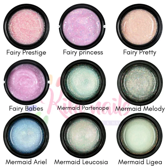 Gel costruttore Cream glam MERMAID LIGEA Hemafree Bsn 30ml, unghie BSN, GEL COSTRUTTORI unghie.