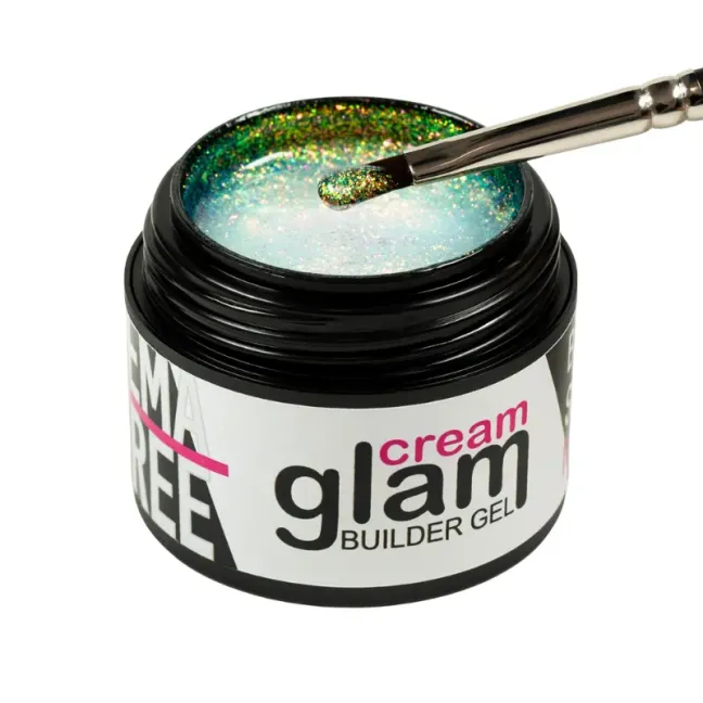 Gel costruttore Cream glam MERMAID PARTENOPE Hemafree Bsn 30ml, unghie BSN, GEL COSTRUTTORI unghie.