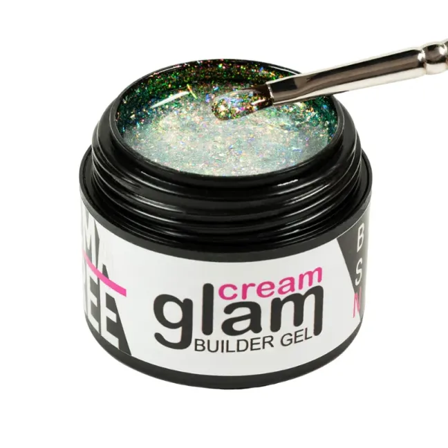 Gel costruttore Cream glam MERMAID MELODY Hemafree Bsn 30ml, unghie BSN, GEL COSTRUTTORI unghie.