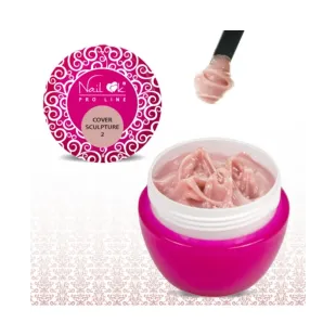 Gel costruttore trifasico Cover SCULPTURE 2 Nailook 15 gr, unghie SOFIANAIL, GEL COSTRUTTORI unghie.