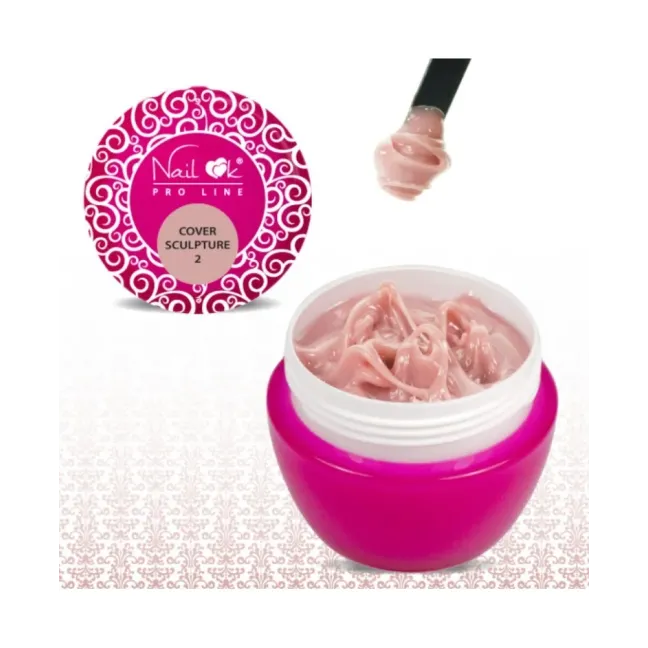 Gel costruttore trifasico Cover SCULPTURE 2 Nailook 15 gr, unghie SOFIANAIL, GEL COSTRUTTORI unghie.