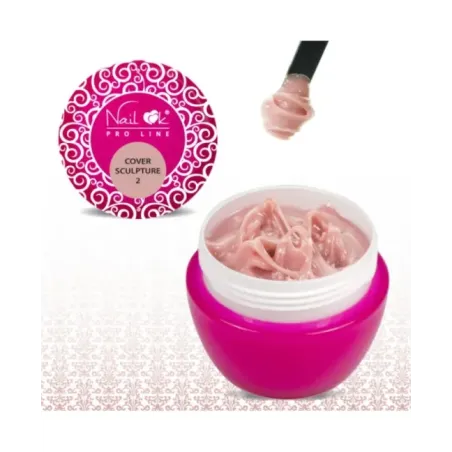 Gel costruttore trifasico Cover SCULPTURE 2 Nailook 15 gr, unghie SOFIANAIL, GEL COSTRUTTORI unghie.