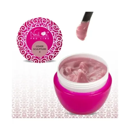 Gel costruttore trifasico Cover SCULPTURE 4 Nailook 15 gr, unghie SOFIANAIL, GEL COSTRUTTORI unghie.