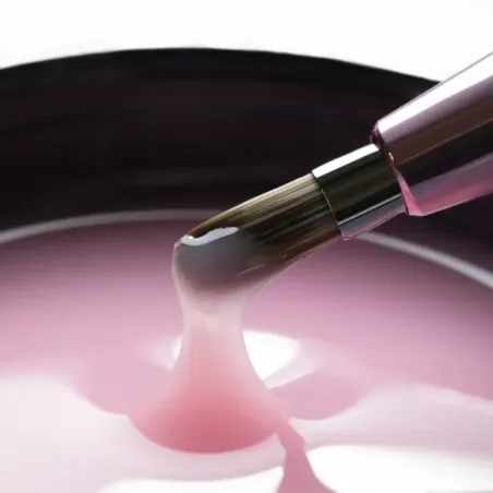 Pennello gel ovale OVAL 10 mm retrattile Mollynails, unghie Allepaznokcie, PENNELLI unghie.