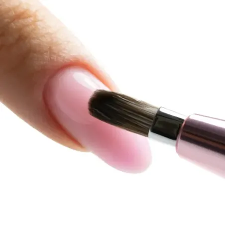 Pennello gel ovale OVAL 10 mm retrattile Mollynails, unghie Allepaznokcie, PENNELLI unghie.