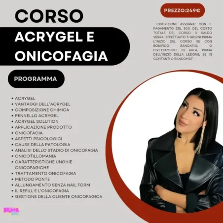 Corso ACRYGEL e ONICOFAGIA in presenza, Torino, unghie Altro, CORSI unghie.