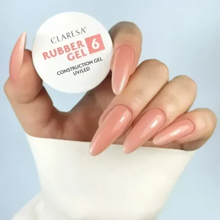 Gel costruttore RUBBER GEL 06 Claresa 45 gr, unghie CLARESA, GEL COSTRUTTORI unghie.