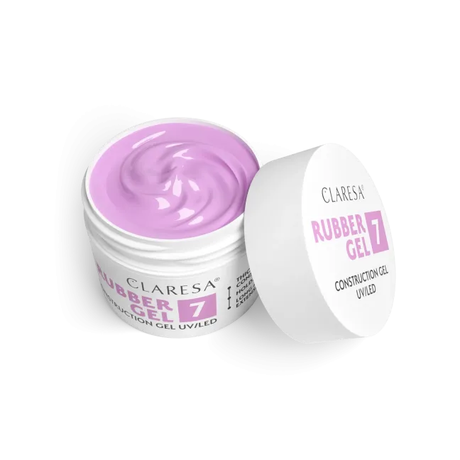 Gel costruttore RUBBER GEL 07 Claresa 45 gr, unghie CLARESA, GEL COSTRUTTORI unghie.