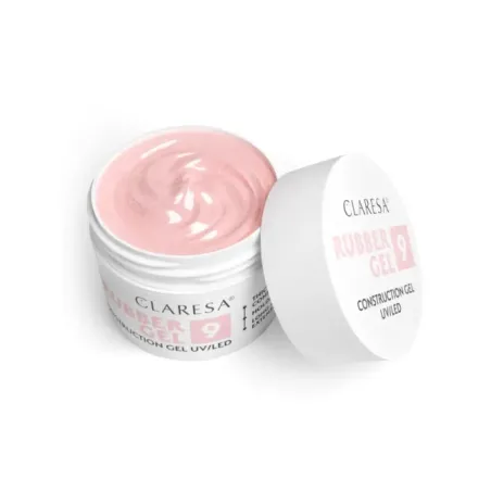Gel costruttore RUBBER GEL 09 Claresa 45 gr, unghie CLARESA, GEL COSTRUTTORI unghie.