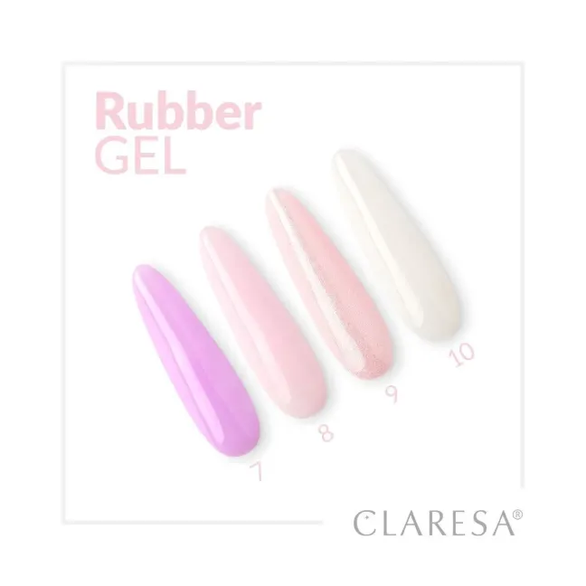 Gel costruttore RUBBER GEL 11 Claresa 45 gr, unghie CLARESA, GEL COSTRUTTORI unghie.