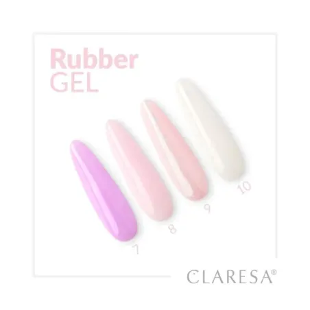 Gel costruttore RUBBER GEL 02 Claresa 45 gr, unghie CLARESA, GEL COSTRUTTORI unghie.