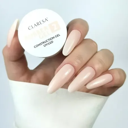 Gel costruttore RUBBER GEL 02 Claresa 45 gr, unghie CLARESA, GEL COSTRUTTORI unghie.