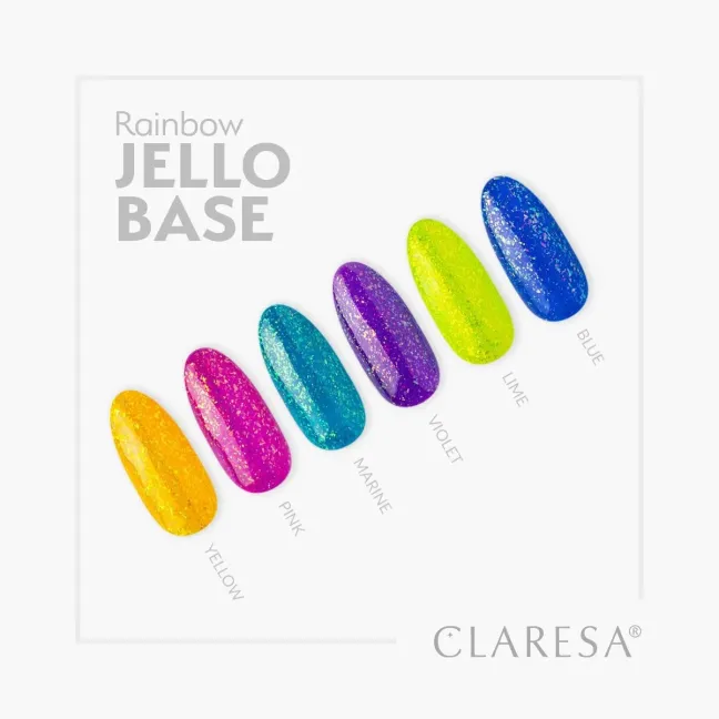 Base ibrida JELLO BASE BLACK Claresa 5 gr, unghie CLARESA, BASI & TOP unghie.