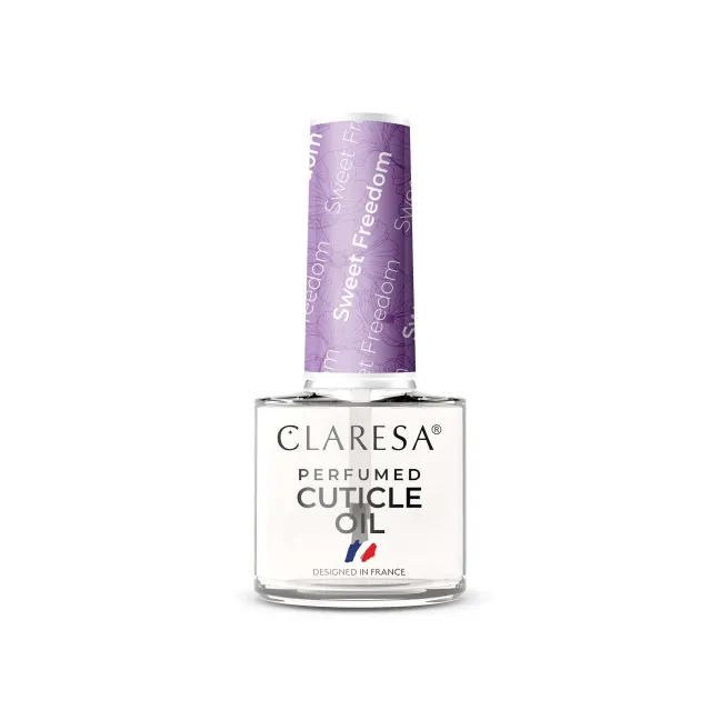 Olio cuticole idratante con pennellino SWEET FREEDOM Claresa 5 ml, unghie CLARESA, OLIO CUTICOLE unghie.