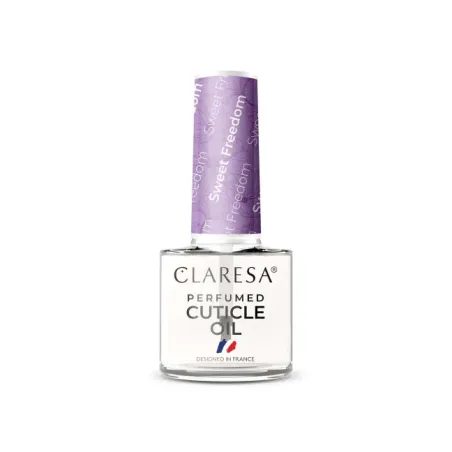 Olio cuticole idratante con pennellino SWEET FREEDOM Claresa 5 ml, unghie CLARESA, OLIO CUTICOLE unghie.