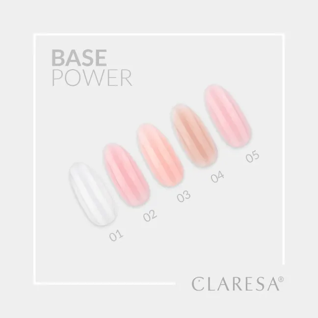 Base ibrida con primer POWER 01 Claresa 5 ml, unghie CLARESA, BASI & TOP unghie.