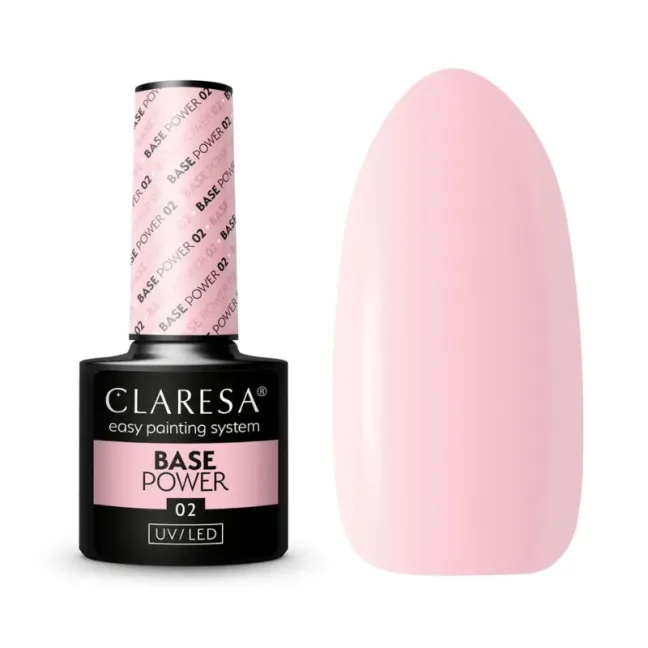 Base ibrida con primer POWER 02 Claresa 5 ml, unghie CLARESA, BASI & TOP unghie.