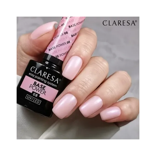 Base ibrida con primer POWER 08 Claresa 5 ml, unghie CLARESA, BASI & TOP unghie.