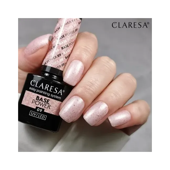 Base ibrida con primer POWER 09 Claresa 5 ml, unghie CLARESA, BASI & TOP unghie.