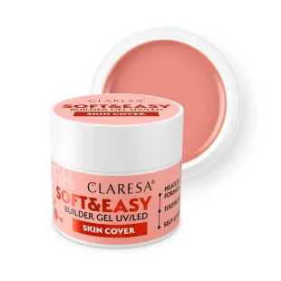 Gel costruttore Soft & Easy SKIN COVER Claresa 45 gr, unghie CLARESA, GEL COSTRUTTORI unghie.