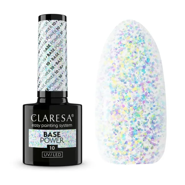Base ibrida con primer POWER 10 Claresa 5 ml, unghie CLARESA, BASI & TOP unghie.