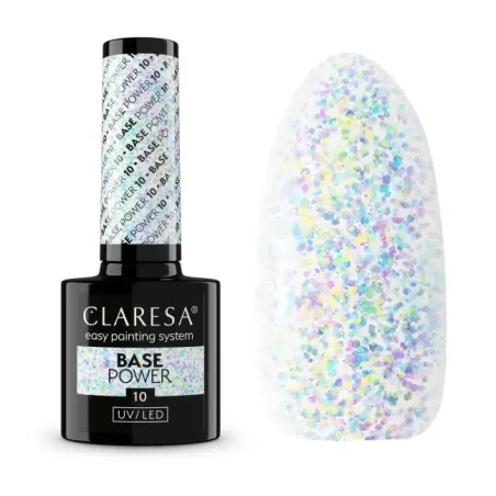 Base ibrida con primer POWER 10 Claresa 5 ml, unghie CLARESA, BASI & TOP unghie.
