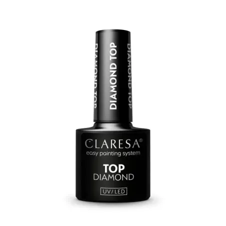 Finish senza dispersione TOP DIAMOND NO WIPE Claresa 5 gr, unghie CLARESA, BASI & TOP unghie.