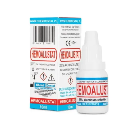Liquido Antiemoraggico per sanguinamento HEMOALUSTAT 10 ml, unghie Allepaznokcie, DISINFETTANTI unghie.