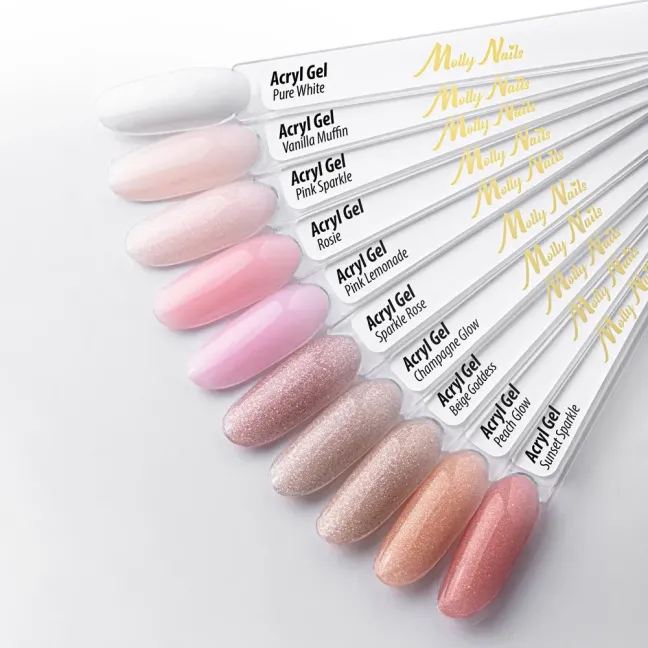 Poly Acrygel cover BEIGE GODDESS Mollynails Hemafree 30 ml