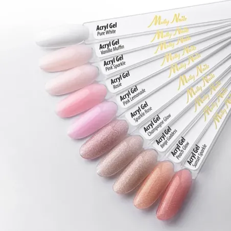 Poly Acrygel cover BEIGE GODDESS Mollynails Hemafree 30 ml