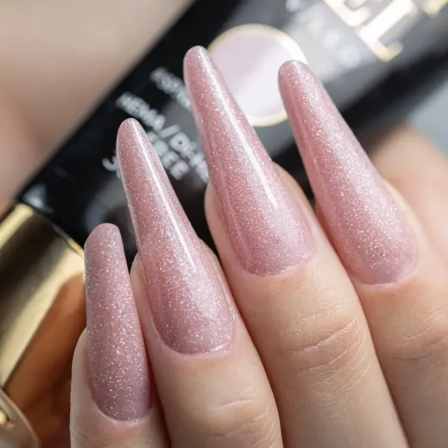 SPARKLE ROSE 30gr Polygel Acrygel in tubo Mollynails Hemafree 30 ml