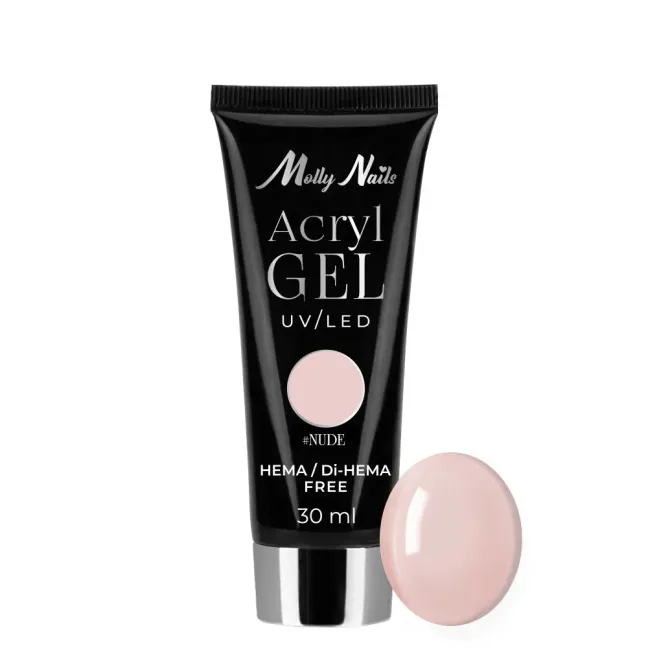 Polygel Acrygel COVER NUDE Hemafree Mollynails 30 ml