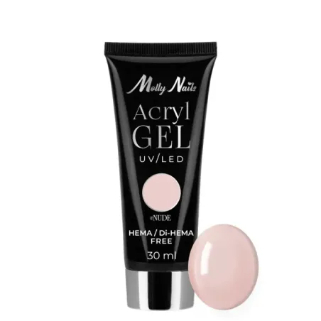 Polygel Acrygel COVER NUDE Hemafree Mollynails 30 ml
