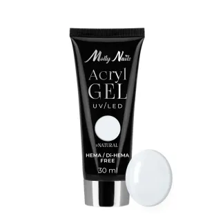 Polygel Acrygel NATURAL Mollynails Hemafree 30 ml