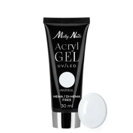 Polygel Acrygel NATURAL Mollynails Hemafree 30 ml