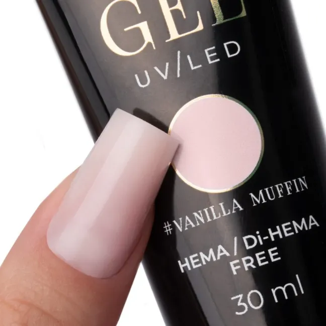 VANILLA MUFFIN Polygel Acrygel in tubo Mollynails Hemafree 30 ml