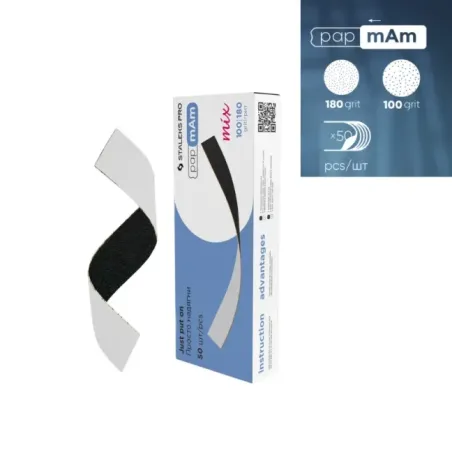 Lima con base legno PapmAm EXPERT SOFT, DWCEMIX-22-100/180 Staleks PRO