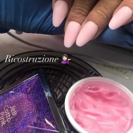 Gel costruttore JELLY COTTON PINK Allepaznokcie 50 ml, unghie Allepaznokcie, GEL COSTRUTTORI unghie.