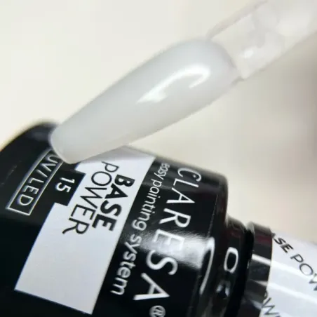 BASE POWER 15 Base ibrida con primer bianco latte Claresa 5 ml
