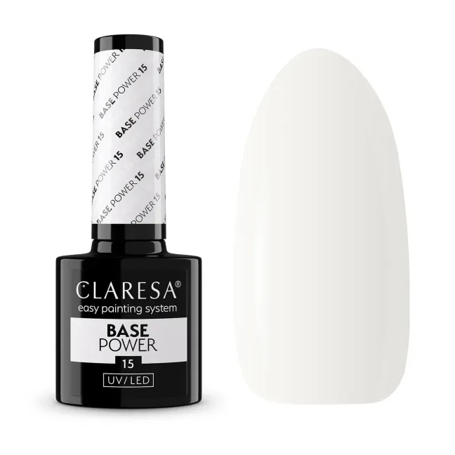 BASE POWER 15 Base ibrida con primer bianco latte Claresa 5 ml