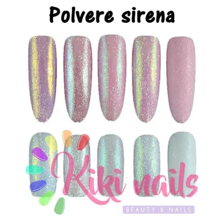 Glitter effetto sirena universale 0.1mm, 2.5 gr, unghie Allepaznokcie, GLITTER - POLVERI - PIGMENTI unghie.