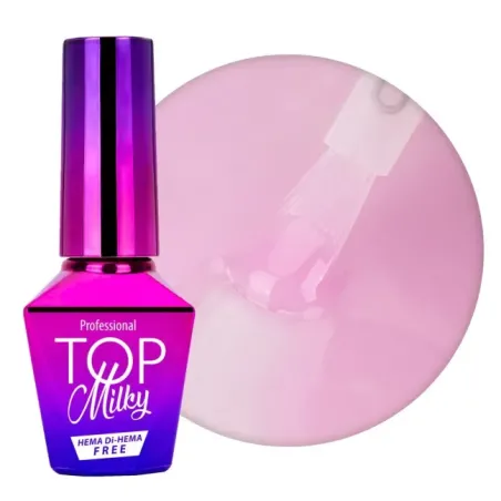 Finish senza dispersione TOP MILKY DAISY rosa lattiginoso Mollylac 10 ml