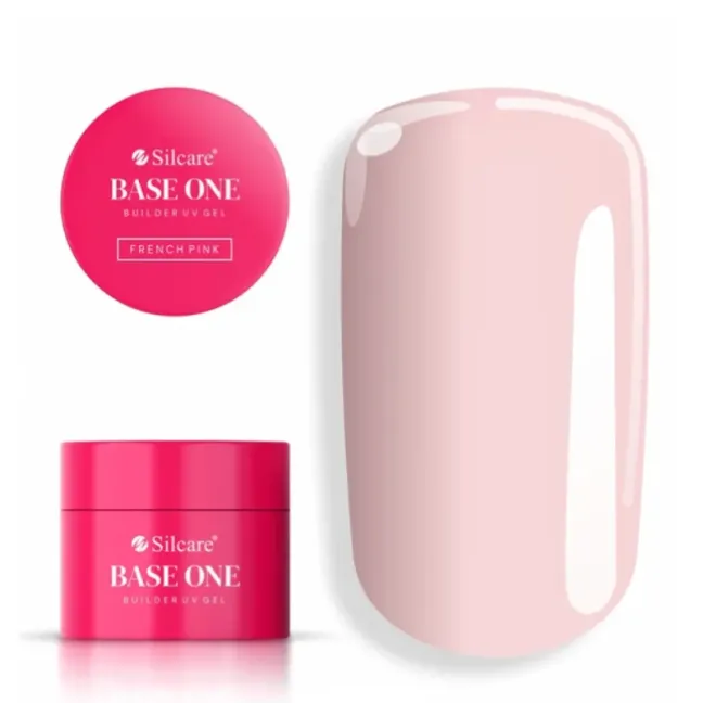 FRENCH PINK Gel costruttore rosa lattiginoso Baseone Silcare 50gr