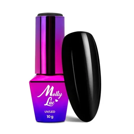 47 Mollynails Semipermanente polish nero ELITE WOMEN 8gr