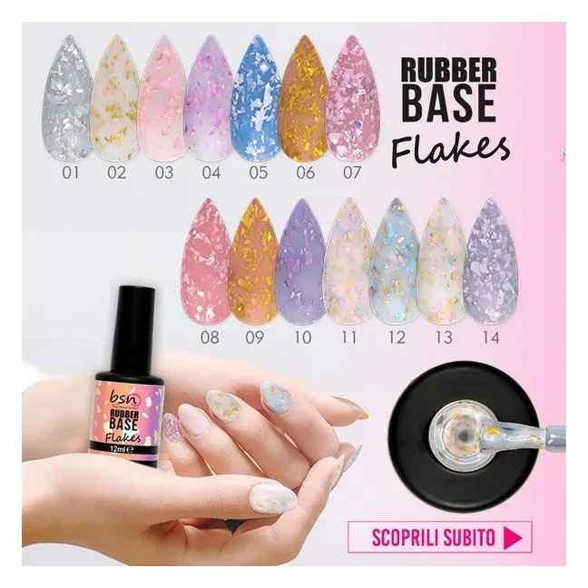 Base rubber soakoff FLAKES 010 Bsn 12 gr