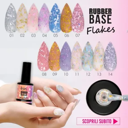 Base rubber soakoff FLAKES 010 Bsn 12 gr