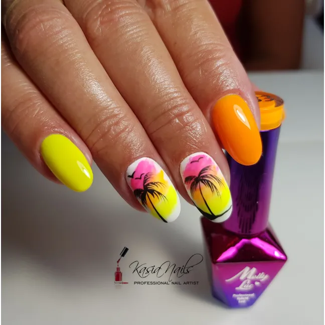 70 Mollylac Semipermanente polish fluo WOMEN IN PARADISE Mollylac 10 gr n.70