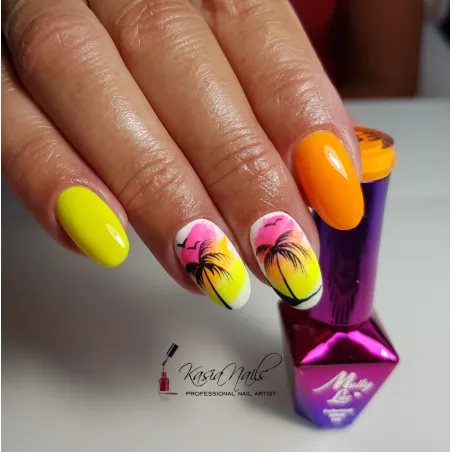 70 Mollylac Semipermanente polish fluo WOMEN IN PARADISE Mollylac 10 gr n.70