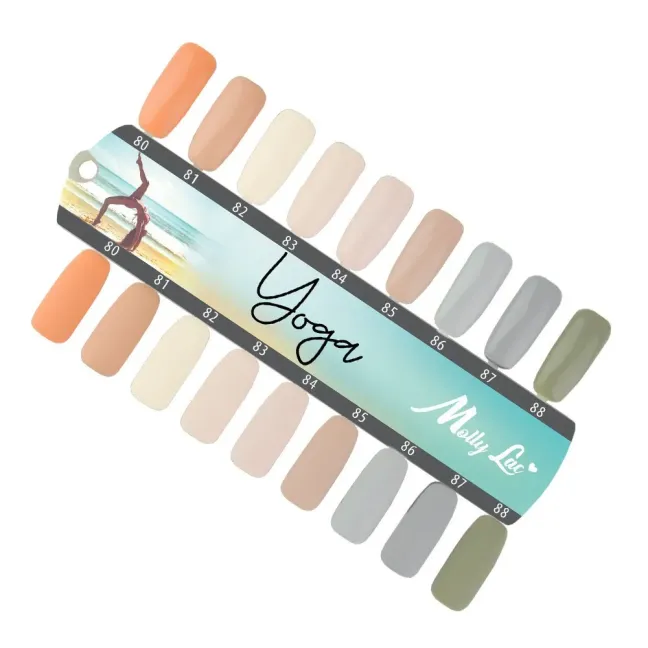 Semipermanente Polish Mollylac Yoga 5ml n.81, unghie Allepaznokcie, SEMIPERMANENTI unghie.