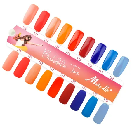 136 Mollylac Semipermanente Polish BUBBLE TEA Mollylac 10 gr